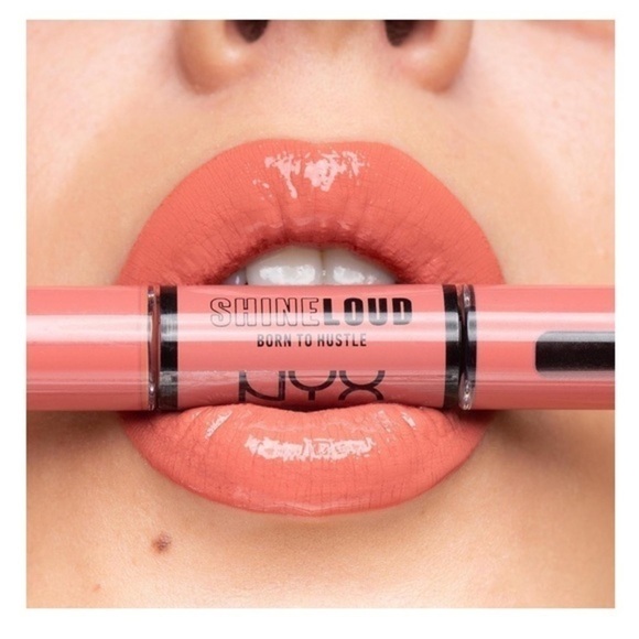 NYX Shine Loud Vegan High Shine Long Lasting Liquid Lipstick Born To Hustle NWT - Picture 4 of 16